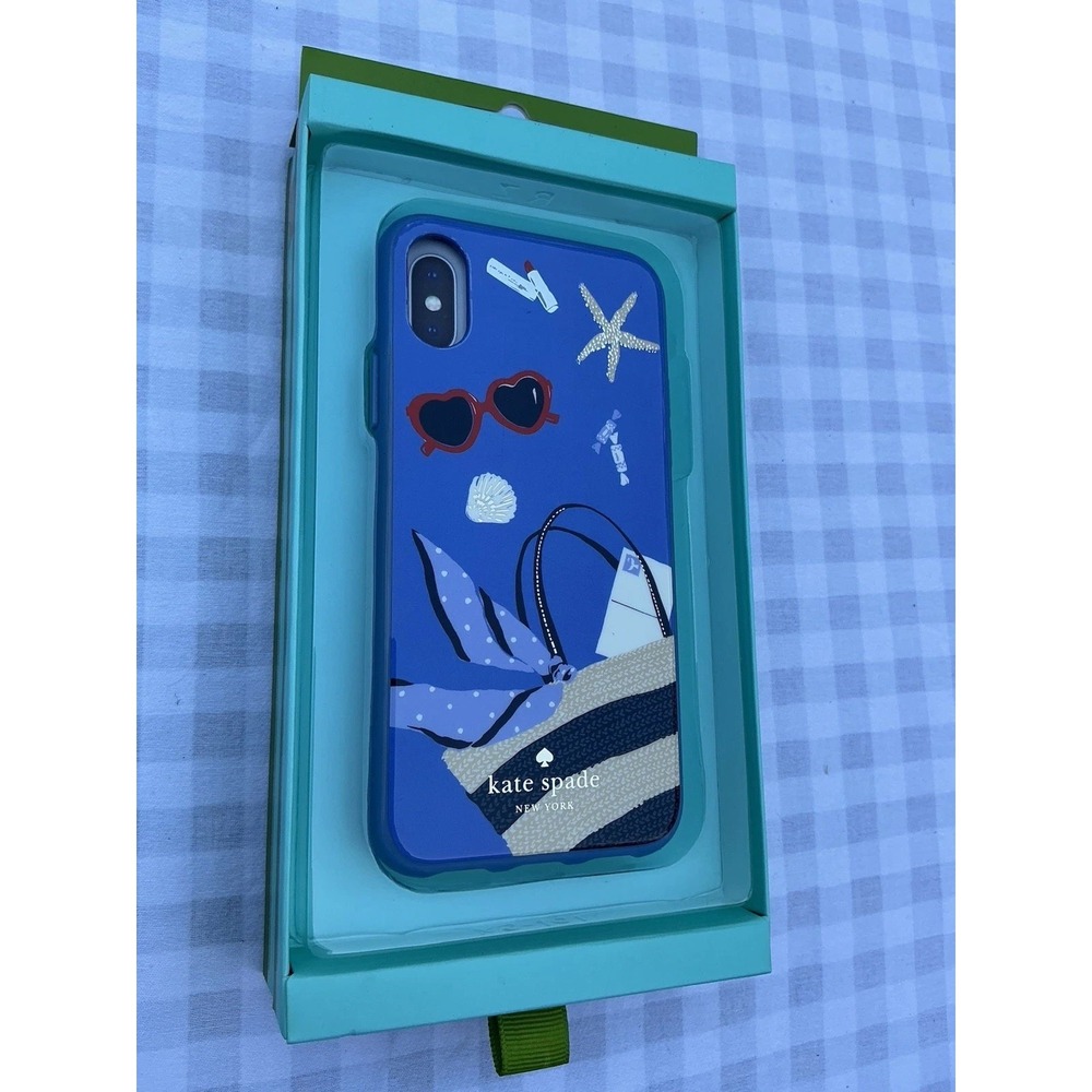 iPhone x Kate‎ Spade Phone Case Beach Theme Seashell Starfish